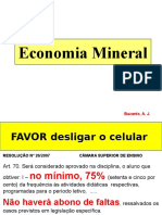 O Que é Economia Mineral