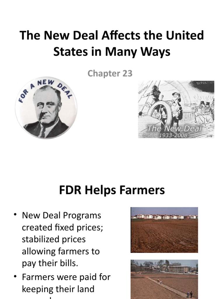 Affects of The New Deal | PDF | New Deal | Franklin D. Roosevelt