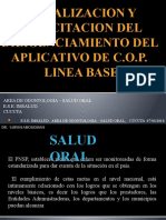 Socializacion y Capacitacion Del Diligenciamiento Del Formato de Cop-D Modificado y Fluorosis