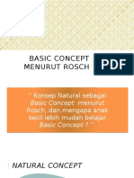 Basic Concept Menurut Rosch .