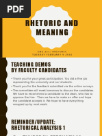 Rhetorical Theory Chapter 5