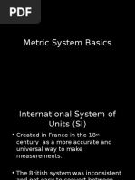 Metric System PPT 1