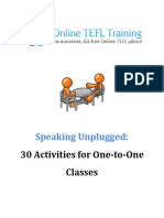 Speaking Unplugged - 30activities