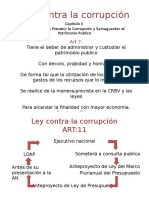 Diapositivas de La Ley de Corrupcion