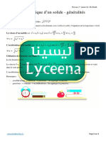 Physique - 3° TH SC M - Cinématique - Cours PDF