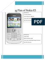 Marketing Plan of Nokia E5