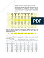 Ejercicio Completo Planeación Agregada