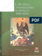 A 190 Años Del Federalismo en México 1824-2014