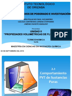 PROPIEDADES VOLUMÉTRICAS DE FLUIDOS PUROS