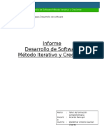 Informe Modelo de Desarrollo de Software Iterativo