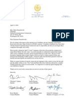 Letter FCC