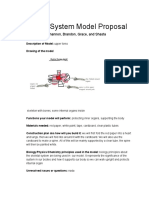 Skeletal System Model Proposal: by Shannon, Brandon, Grace, and Shasta