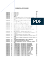 Appendix Index - MV PRINCESS ASHIKA