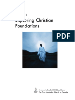 Following Jesus - Exploring Christan Foundations