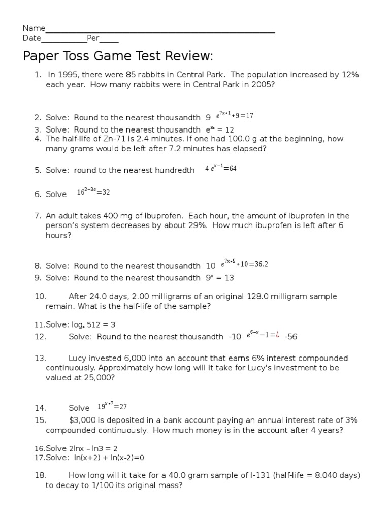 Math & Science Test Prep | PDF