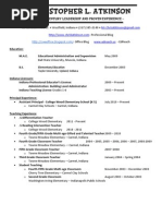 Download Christopher Lee Atkinson - Resume by Chris Atkinson SN29879021 doc pdf