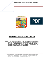 Memoria de Calculo