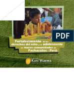 Fortalecimiento de Los Derechos Del Niño y El Adolescente en Nueve Comunidades de Pachacutec - Perú