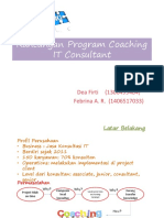 Rancangan Program Coaching
