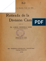 Retirada de La División Camus. (1915)