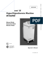 Hydrotherapy GAYMAR MEDITHERM MTA-6900 - Operators Manual