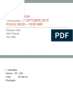 Laporan Jaga 17 Oktober 2015