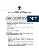 Format Penulisan Naskah Ringkas Artikel Jurnal Dan Makalah