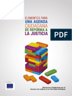 Elementos para Una Agenda Ciudadana de Reforma A La Justicia