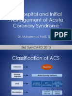 Pre Hospital and Initial Management of Acute Coronary