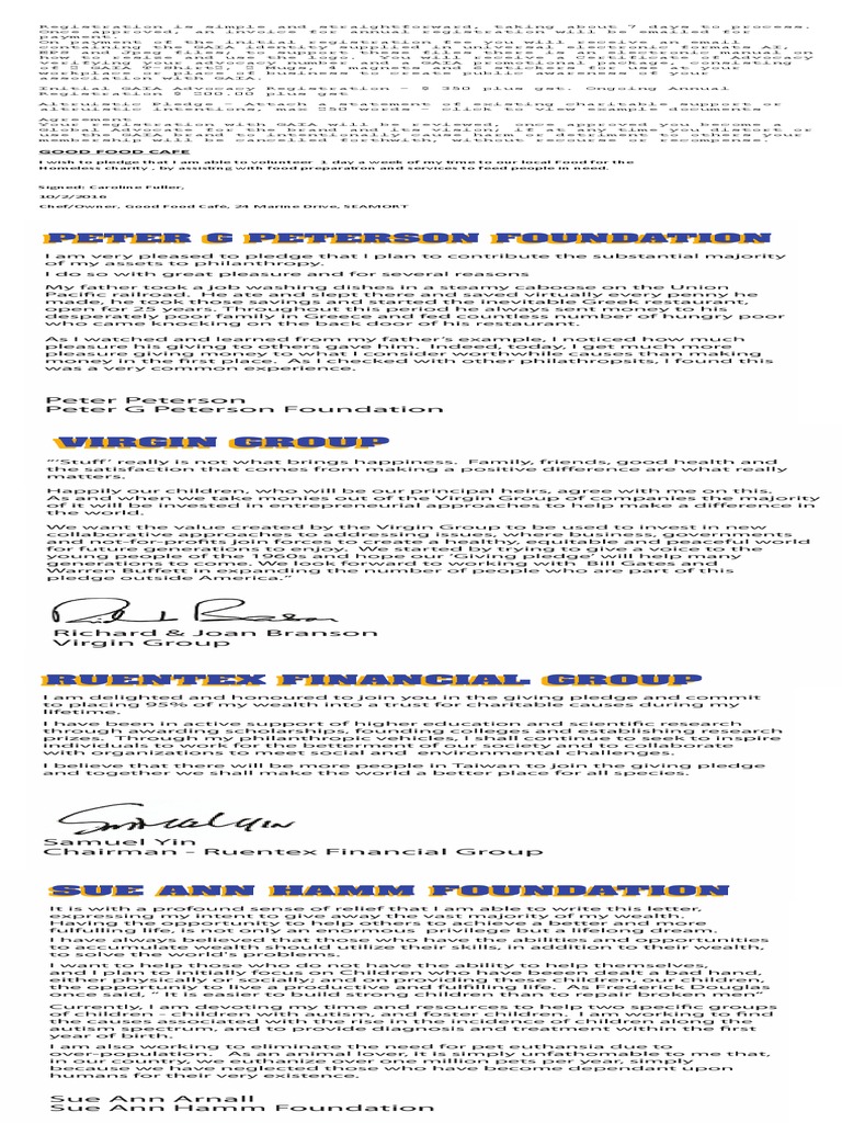 Pledges | PDF