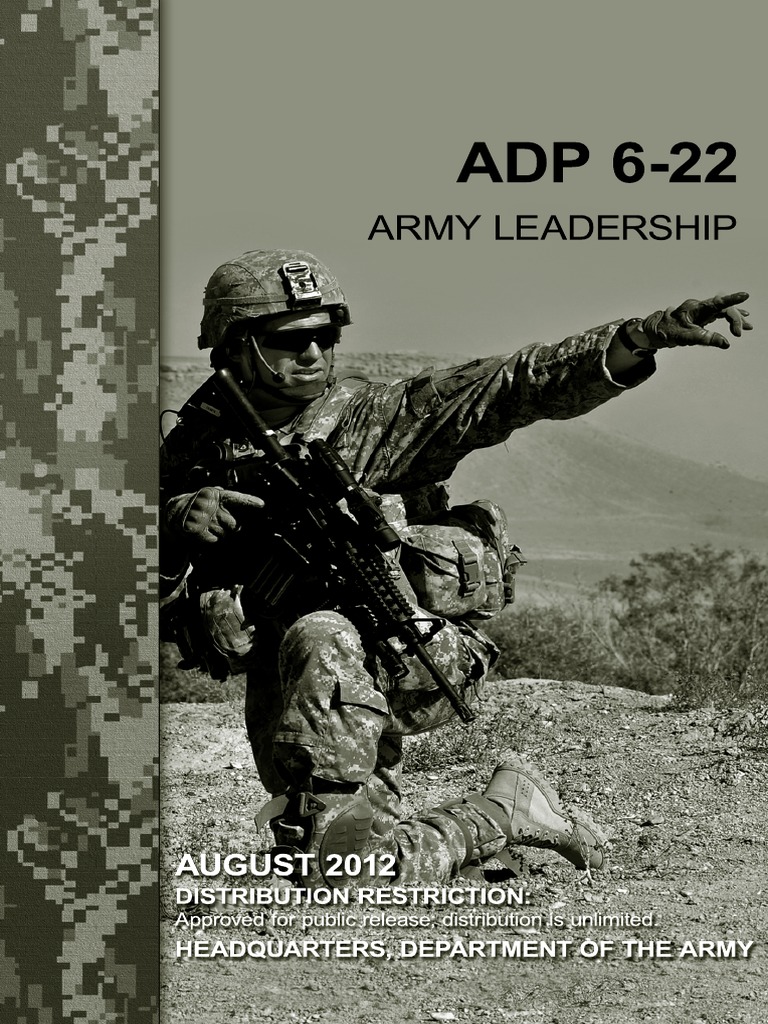 Army Leadership Principles ADP 6-22 | PDF | Competence (Human Resources ...