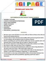 Vocabulary Analysis: Differences Between These Words