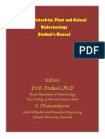 Lab in Industrial, Plant and Animal Biotechnology Student's Manual