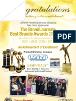Brand Laureate 2010 Independent