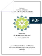 Makalah Statistika Matematika