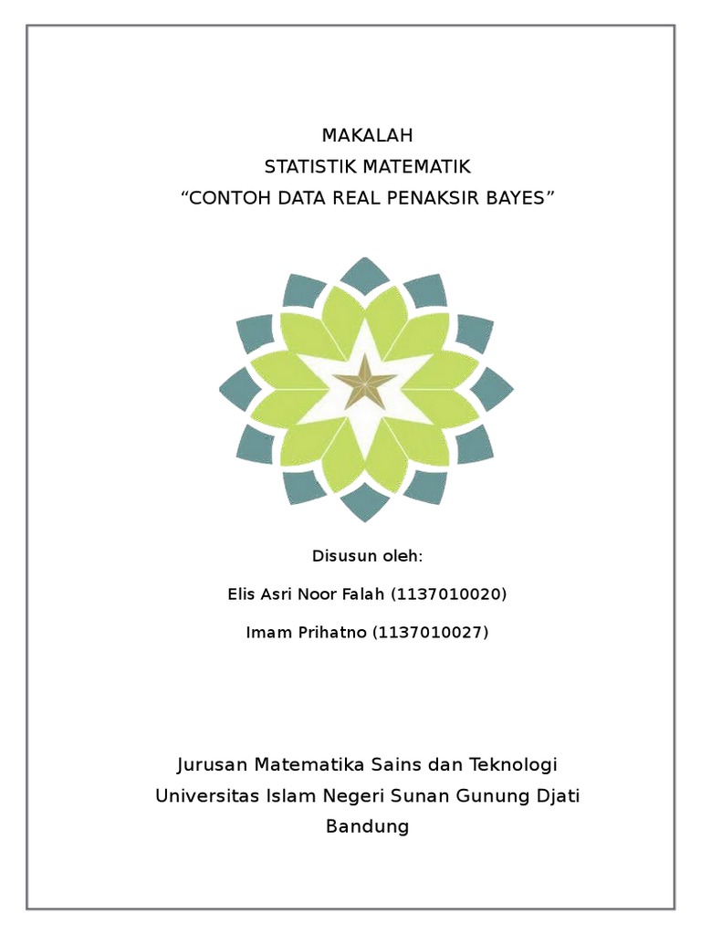 Makalah Statistika Matematika