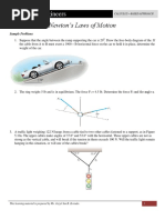 Chapter 3 Newton - S Laws of Motion - Problem Sets