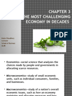 The Most Challenging Economy in Decades: Nazia Choudhury Lecturer School of Business Ulab