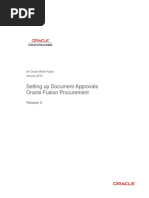 Setting Up Document Approvals Oracle Fusion Procurement