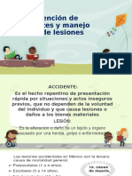 Prevención de Accidentes y Manejo Inicial de Lesiones Exposicion