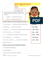 Great Grammar Subject Verb Agreement PDF