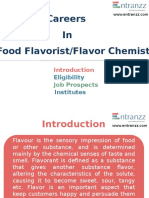 Careers in Food FlavoristFlavor Chemist