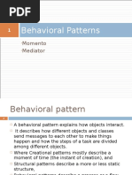 Behavioral Design Patterns