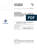 Gtc 50 Electrotecnia. Transformadores de Distribucion Sumergidos en Liquido Refrigerante