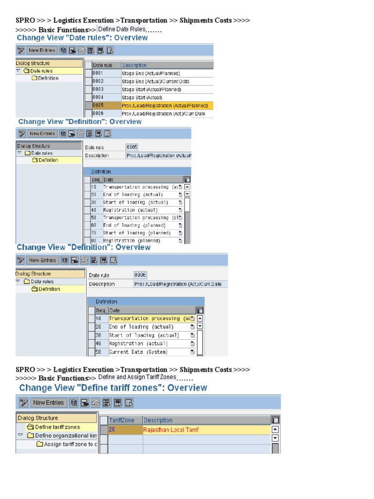 JKCL SAP LE Shipment Costs Through Pricing Procedure PDF