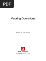 BOMMI PRD 07.0014 Rev.00 Mooring Operations