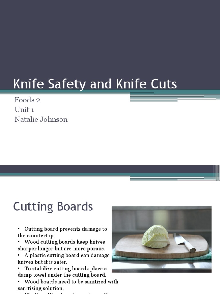Knife Safety PDF Knife Cooking