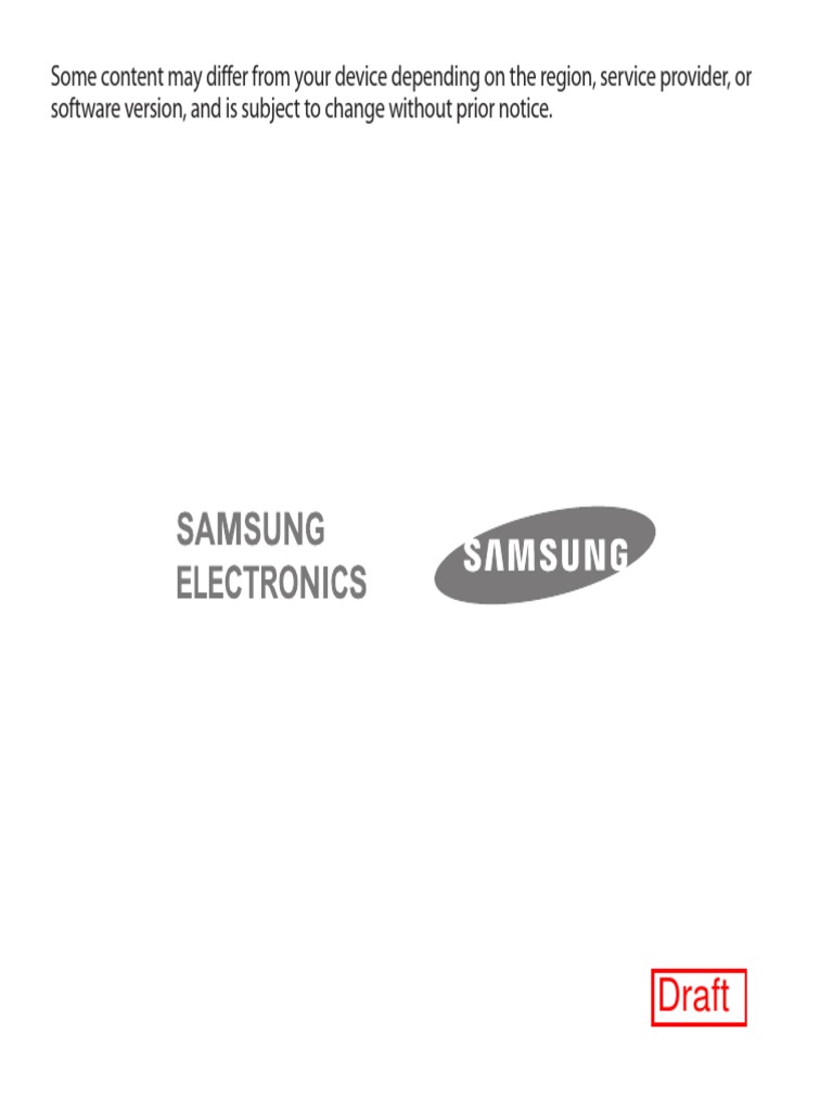 Samsung Earcle (Draft Docs For FCC) | PDF | Bluetooth | Mobile Device
