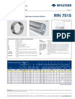 RPT RINGFEDER Aneis de Fixacao para Momentos Fletores RFN 7515 PT