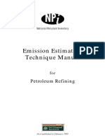 Emission Estimation Technique Manual: Petroleum Refining